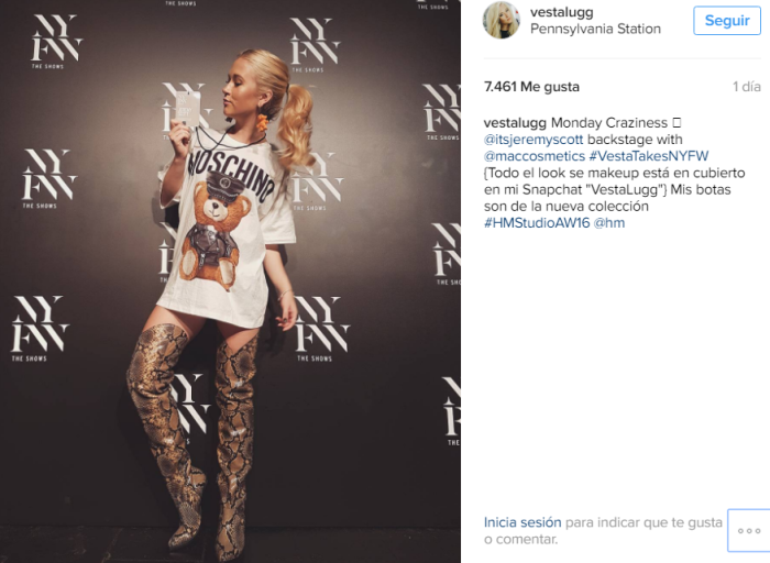 Vesta Lugg |Instagram