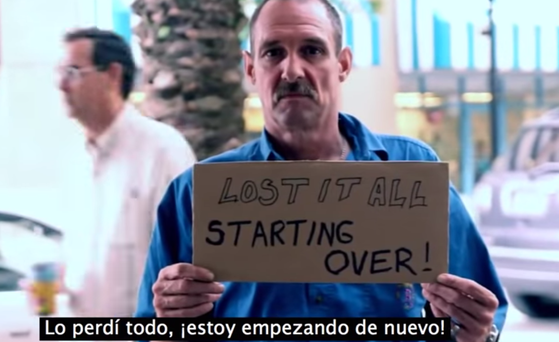 Le pidieron a personas sin hogar que escribieran algo sobre ellos: el resultado fue sorprendente