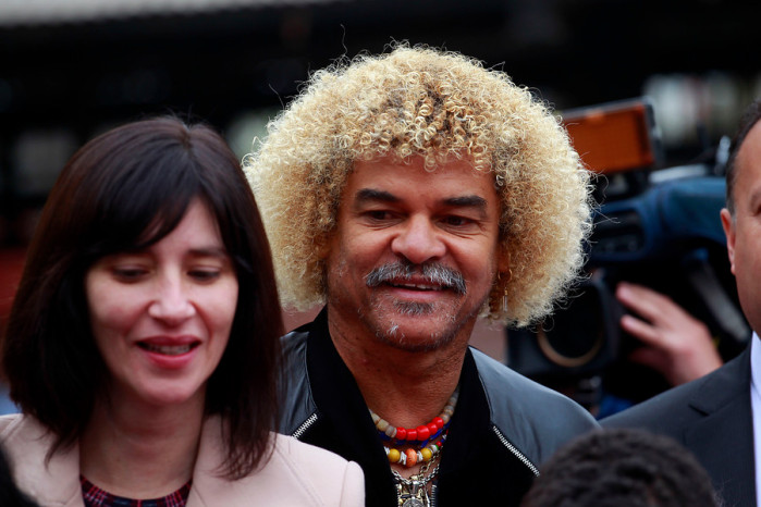 El 'Pibe' Valderrama en Chile: El colombiano sorprendió a niños de escuela deportiva