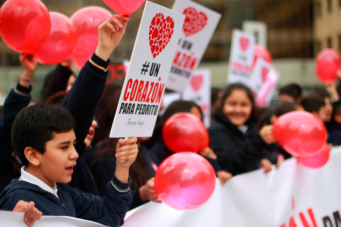 Pedro Quinteros se convierte en el primer niño trasplantado de corazón en Chile