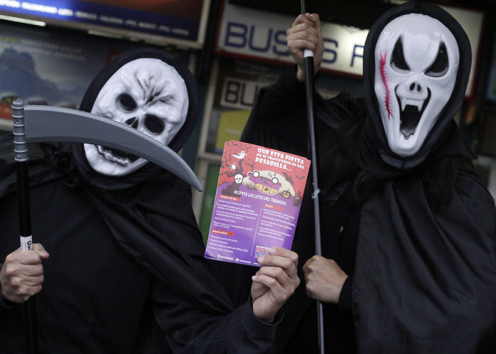 Realizan una fiscalización de miedo en terminal de buses de Santiago
