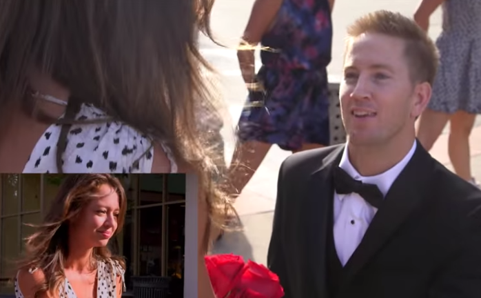 Enamorado joven estadounidense logra la proposición de matrimonio perfecta