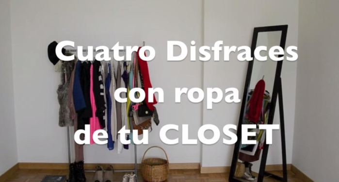 Joven te enseña a disfrazarte sólo con la ropa que tienes en tu clóset