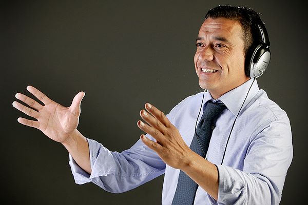 El 'condoro' de Claudio Palma en la transmisión de Chile - Perú