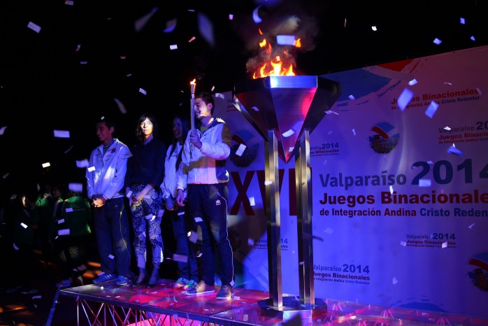 Valparaíso da el vamos a los Juegos Binacionales Cristo Redentor 2014