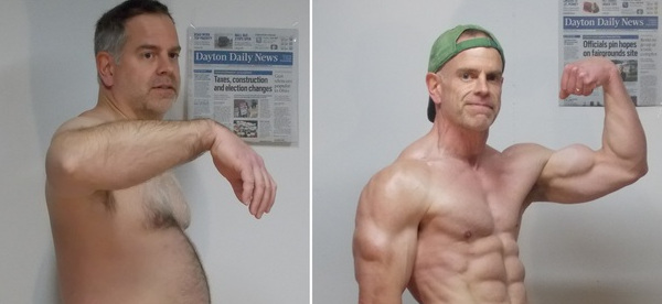 Hombre de 45 años baja cerca de 20 kilos y consigue 