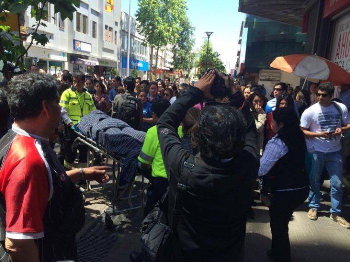 Apuñalan a menor de edad en el centro de Concepción a plena luz del día