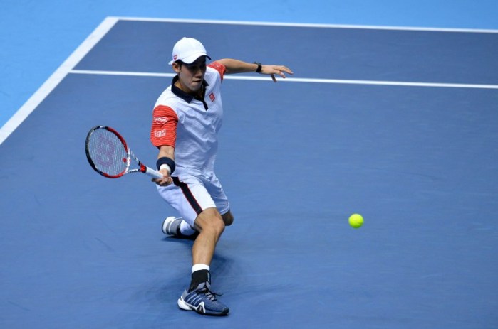 Japonés Nishikori se impone a Murray en partido inaugural del Masters