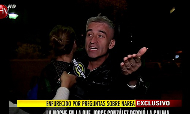 Jorge González protagoniza nueva rabieta ante insistente periodista de SQP