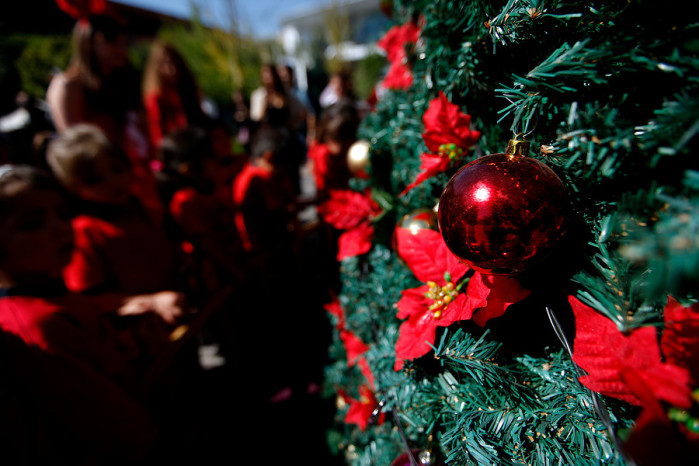 En riesgo vital permanece trabajador que cayó mientras ornamentaba árbol navideño