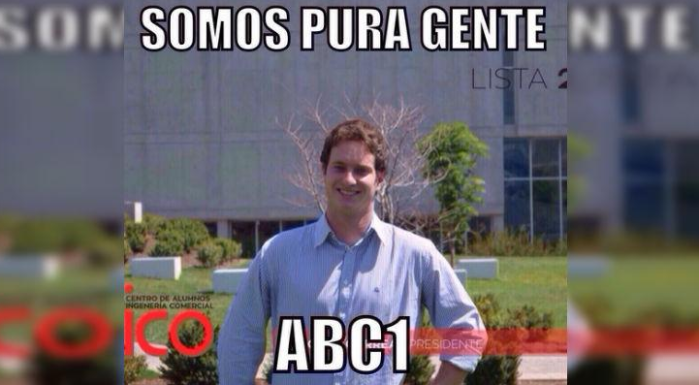 'Somos gente ABC1': Estudiante UDD deja la escoba en Internet con curiosa afirmación