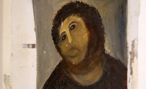 Cómica imagen del Eccehomo aparecerá en la etiqueta de botellas de vino