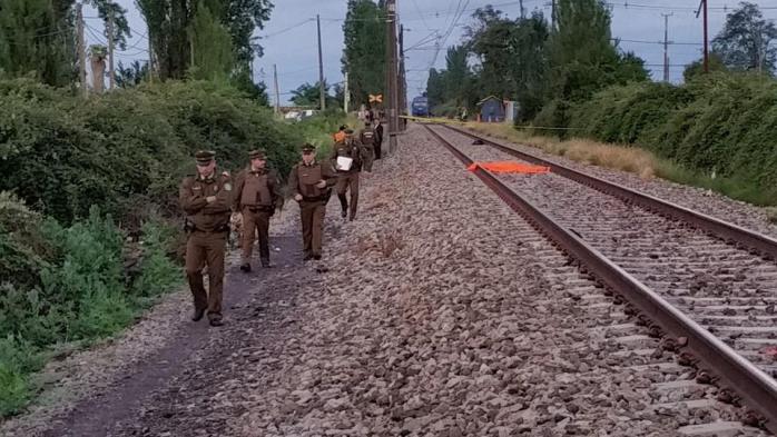 Identifican a hombre que murió tras ser arrollado por el tren en Curicó