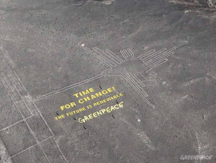 Perú ratifica acciones judiciales contra Greenpeace por invadir sitio arqueológico