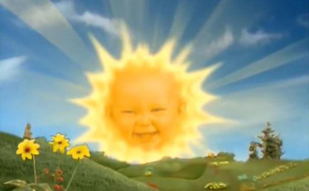 19 años después se revela identidad de 'bebé sol' de los Teletubbies