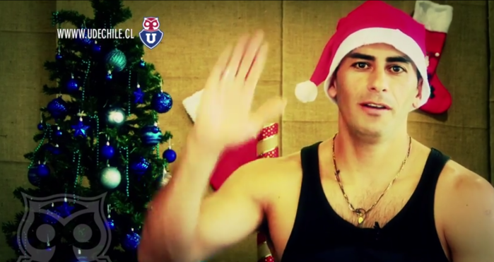 Jugadores de la 'U' y sus afectuosos saludos navideños al 'pueblo azul'