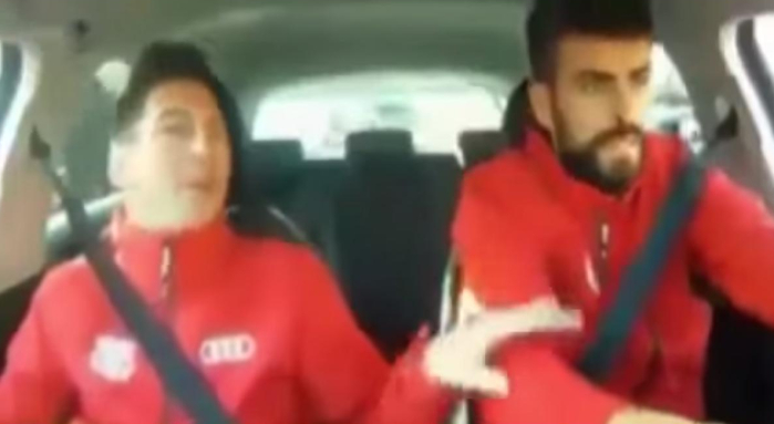 Messi queda con ataque de nervios por culpa del rápido y furioso Piqué