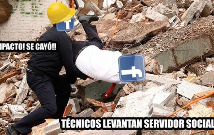 Internet se llena de hilarantes memes por repentina caída de Facebook