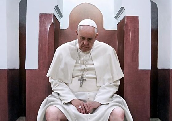 Polémica obra muestra a líderes mundiales “cumpliendo su deber” en el baño