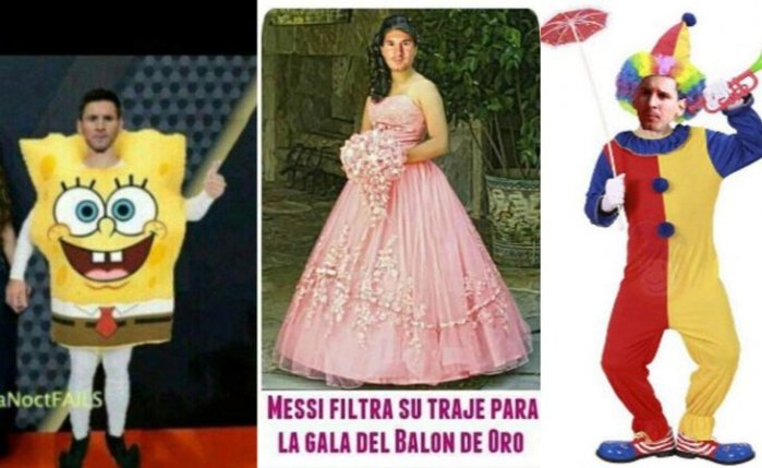 Burlescos memes dejó la ceremonia de premiación del Balón de Oro 2014
