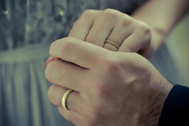 La foto de unos recién casados que se volvió viral por 