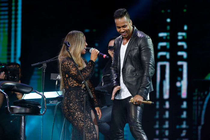 La sexy corista de Romeo Santos que cautivó en redes sociales