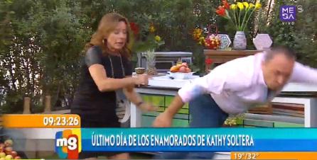 Feroz caída de 'Lucho' Jara desató las carcajadas en el 'Mucho Gusto'