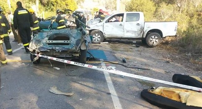 Vicuña: 2 muertos y 3 heridos deja violenta colisión en Ruta D-41