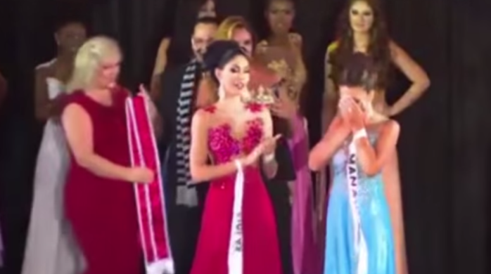 La violenta reacción de una candidata tras perder un concurso de belleza
