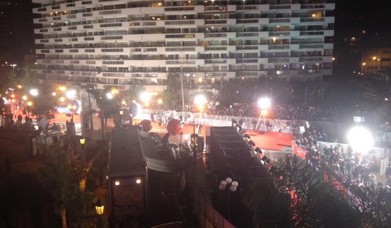 Aspirante a reina abrió la alfombra roja en Festival de Viña del Mar