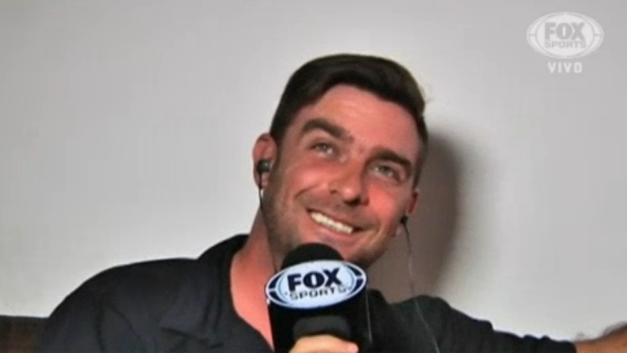 Entrenador de Palestino pasa un gran susto con temblor en plena entrevista