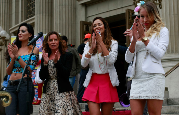 Así fue la última actividad oficial de las candidatas a 