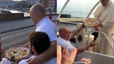 La increíble odisea de chef italiano para regalarle una pizza al papa Francisco