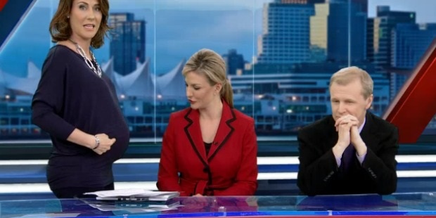 Los horribles mails que le enviaron a una presentadora por estar embarazada