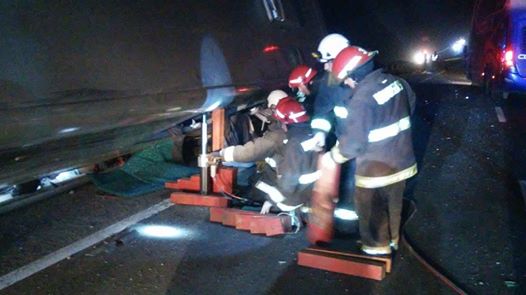 Volcamiento de Tur-Bus en la Ruta 5 Sur dejó dos muertos y 12 heridos