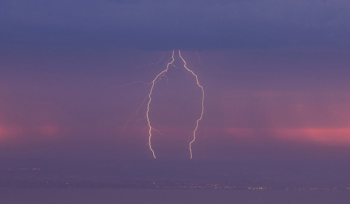 Anuncian tormentas eléctricas entre regiones del Bío Bío y Los Lagos desde este miércoles