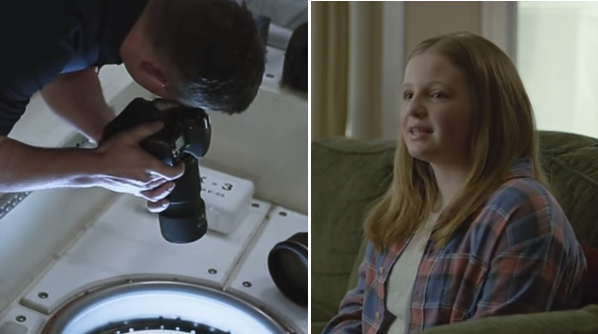 El emotivo mensaje que envió una niña de 13 años a su padre en el espacio