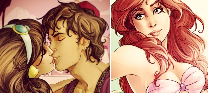 Esto ocurriría si los personajes de Disney tuvieran cuentas de Instagram