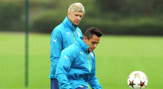 Entrenador de Arsenal preocupado por el eventual desgaste físico de Alexis