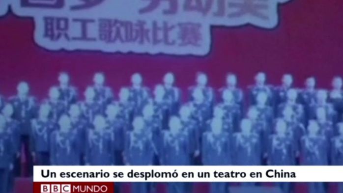 No era parte de la función: Coro chino 