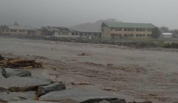 Las consecuencias del sistema frontal que afecta a la zona sur del país