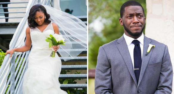 Novio recibió burlas por esta conmovedora foto de su boda: Así le contestó a un troll