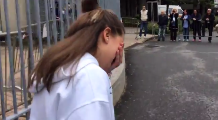 Cristiano Ronaldo dejó la grande con una joven que lo esperaba en Italia