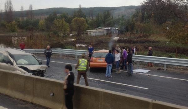 Accidente de tránsito dejó dos víctimas fatales en ruta que une Concepción - Cabrero