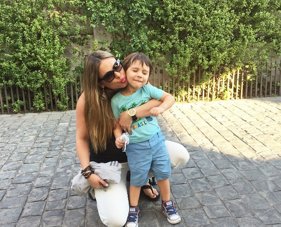 Maura Rivera y Mark González quieren que su hijo sea un crack: Así lo entrenan
