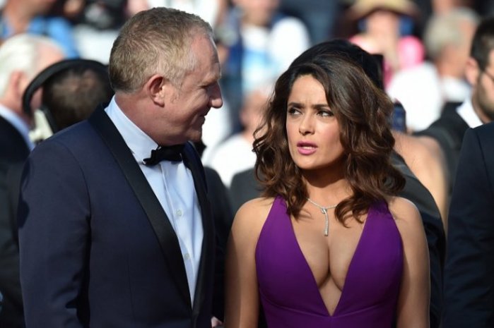 Salma Hayek destacó en Cannes con camaleónico look: lució 3 cabellos distintos en 24 horas