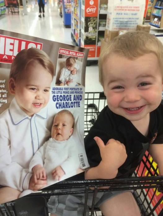 El increíble parecido de niño de 2 años con príncipe George: imagen se volvió viral