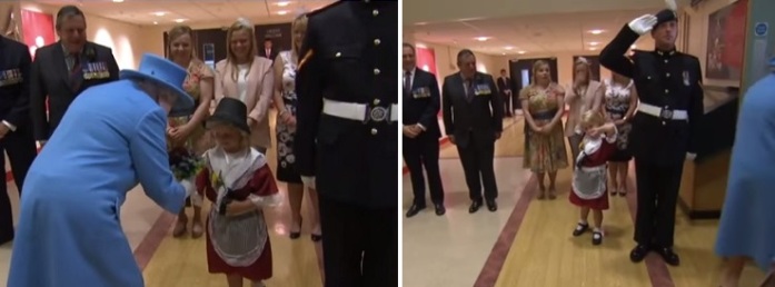 El bochornoso episodio que vivió niña de 6 años que saludó a reina Isabel II