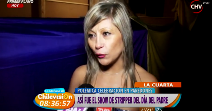 El atrevido show de strippers con el que Paredones celebró el Día del Padre