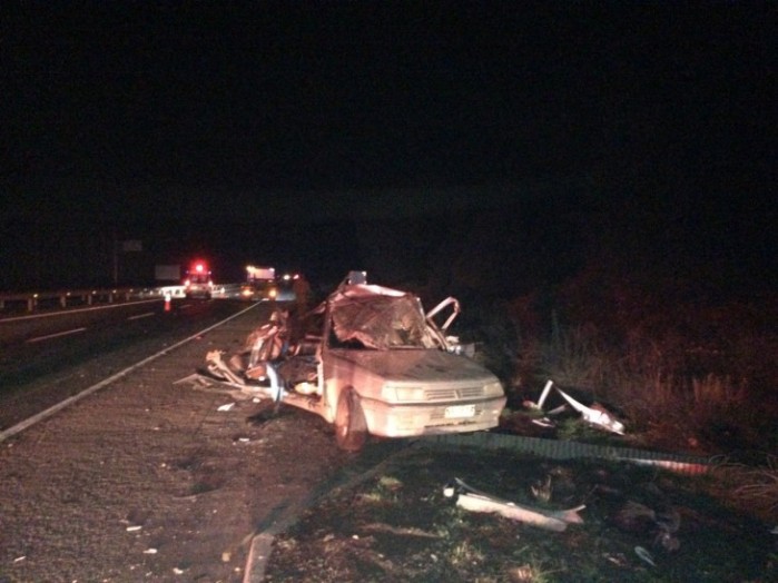 Accidente de tránsito le costó la vida a niña: Sus padres y hermana están hospitalizados